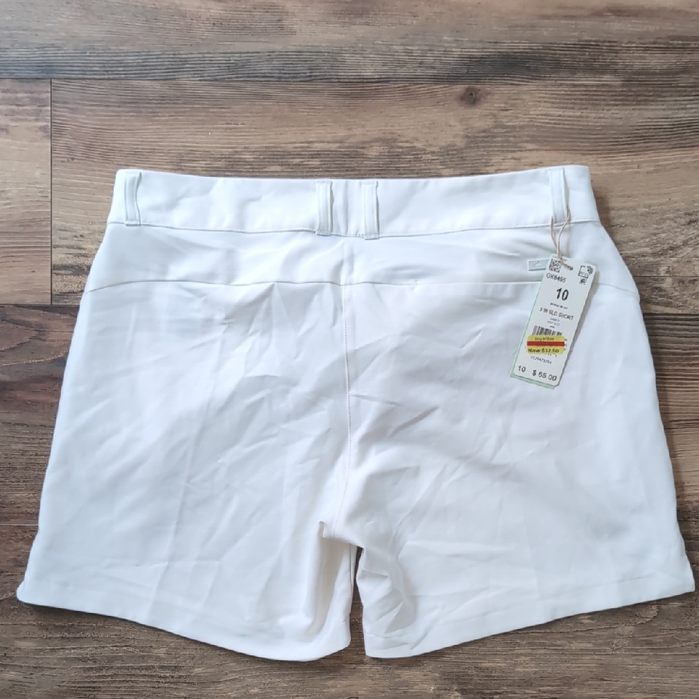 Adidas Women's White Golf Shorts